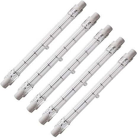 Ctkcom 300 Watt 4 7 Inch T3 Halogen Bulbs 5 Pack J Type 118mm