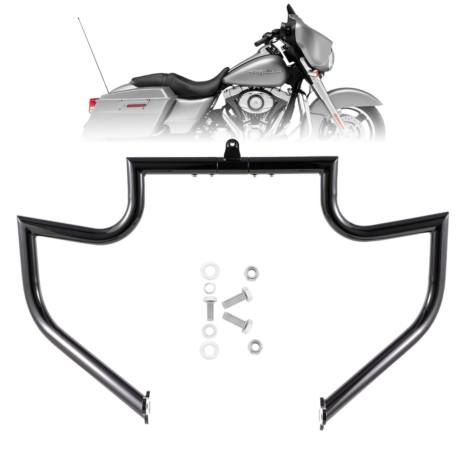 Kinglemc Crash Bar Engine Guard Highway Bar for