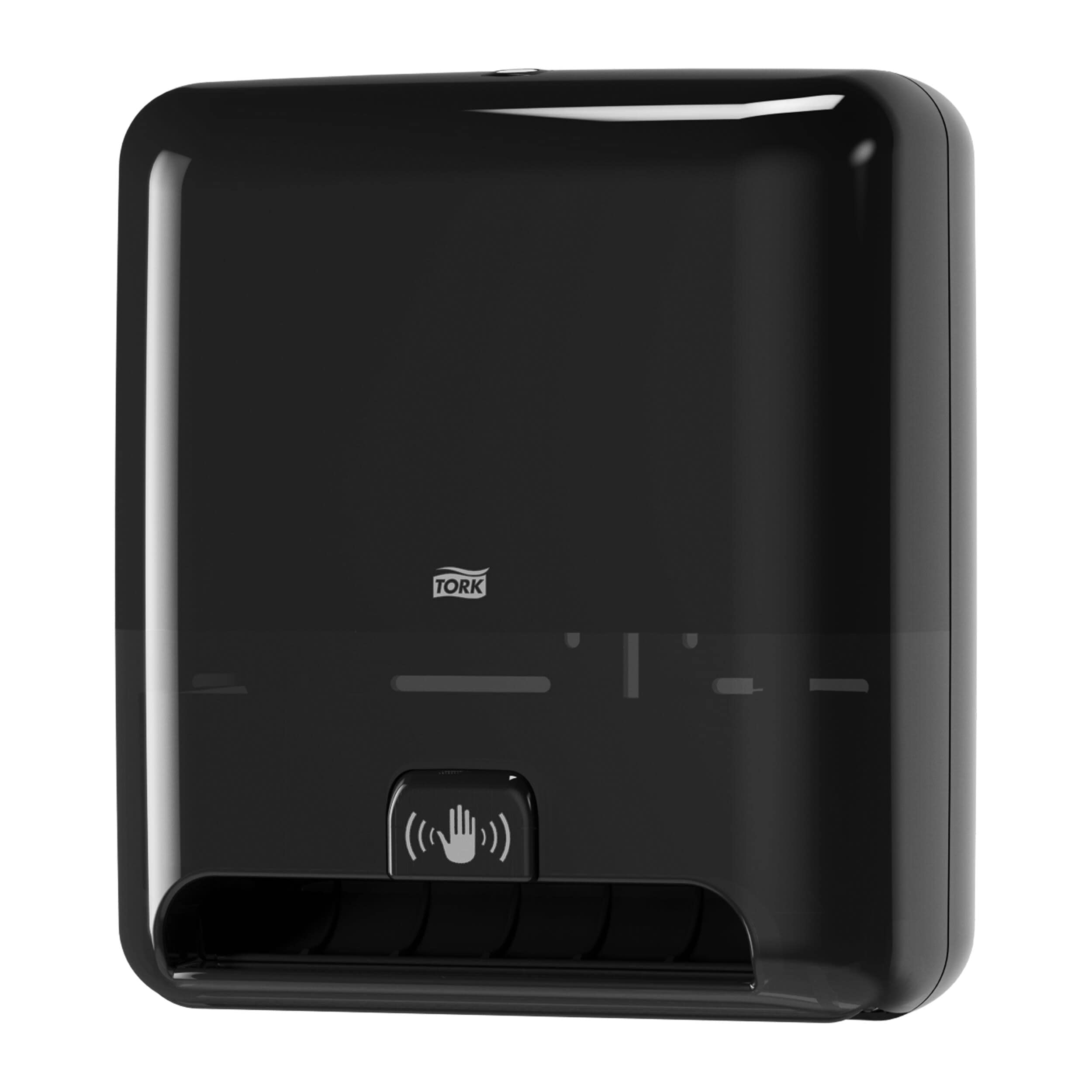 Tork Matic Automatic Hand Towel Roll Dispenser Black H1, One-at-a-time dispensing, Elevation range, 551108