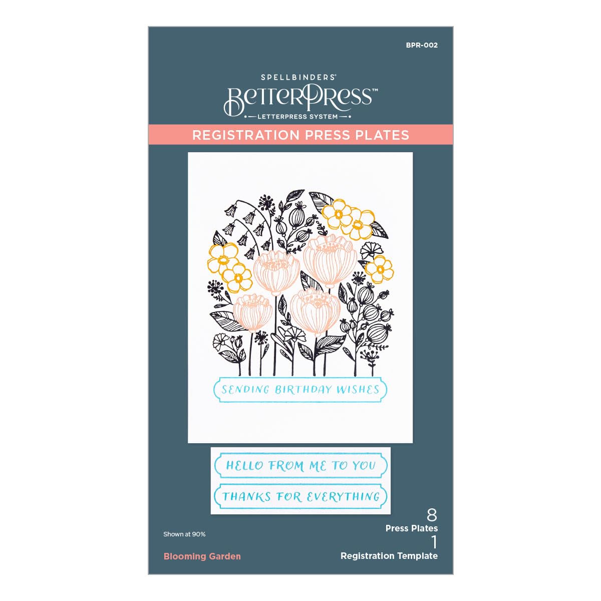 Spellbinders Registration Press Plates, Metal, One