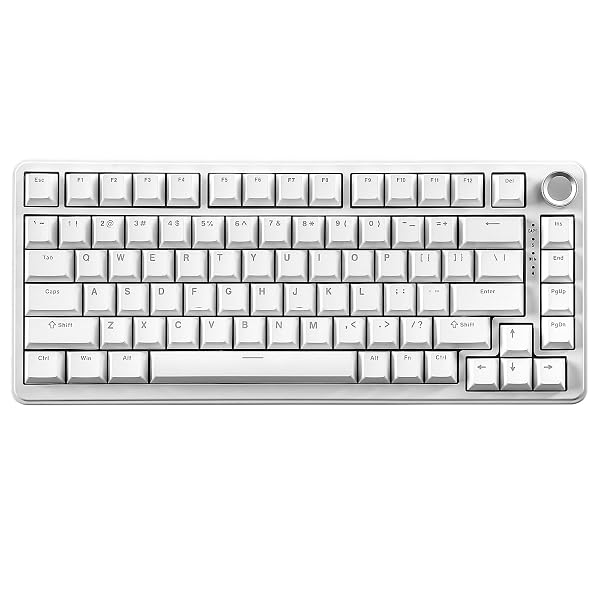YUNZII B75 MECHANICAL KEYBOARD,75% LAYOUT WITH KNOB,HOT SWAPPABLE...