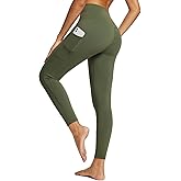 baleaf Nuleaf High Waisted Workout Leggings for Women 25" - Buttery Soft Tummy Control Gym Fitness Yoga 7/8 Pant with Pockets