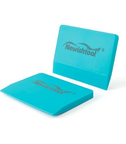 Dickno 2-in-1 PPF Squeegee Kit - Soft TPU Scraper For Vinyl Wrap & Window Tint (Blue) - View #8