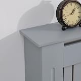 AVC Designs Extra Large Radiator Cover Modern Vertical Slats Grey view 6