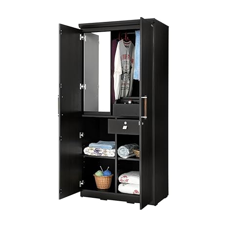 Stylespa Montana Wardrobe With Two Doors Savona Eiche Amazon In