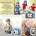 Toys for 4-6 Year Old Boys, Kids Camera HD Digital Video for Kids, Toddler Rechargeable Camera, Christmas Birthday Gifts Idea for 4 5 6 7 8 Boy by huwairen (Free 16GB Memory Card Included)
