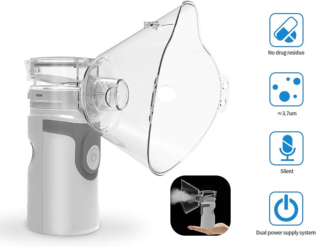 2020 New Portable Hand-held Vaporizer, Grid Silent Atomizer, Travel or Home Vaporizer, Compact Humidifier Cool Mist for Kids & Adults