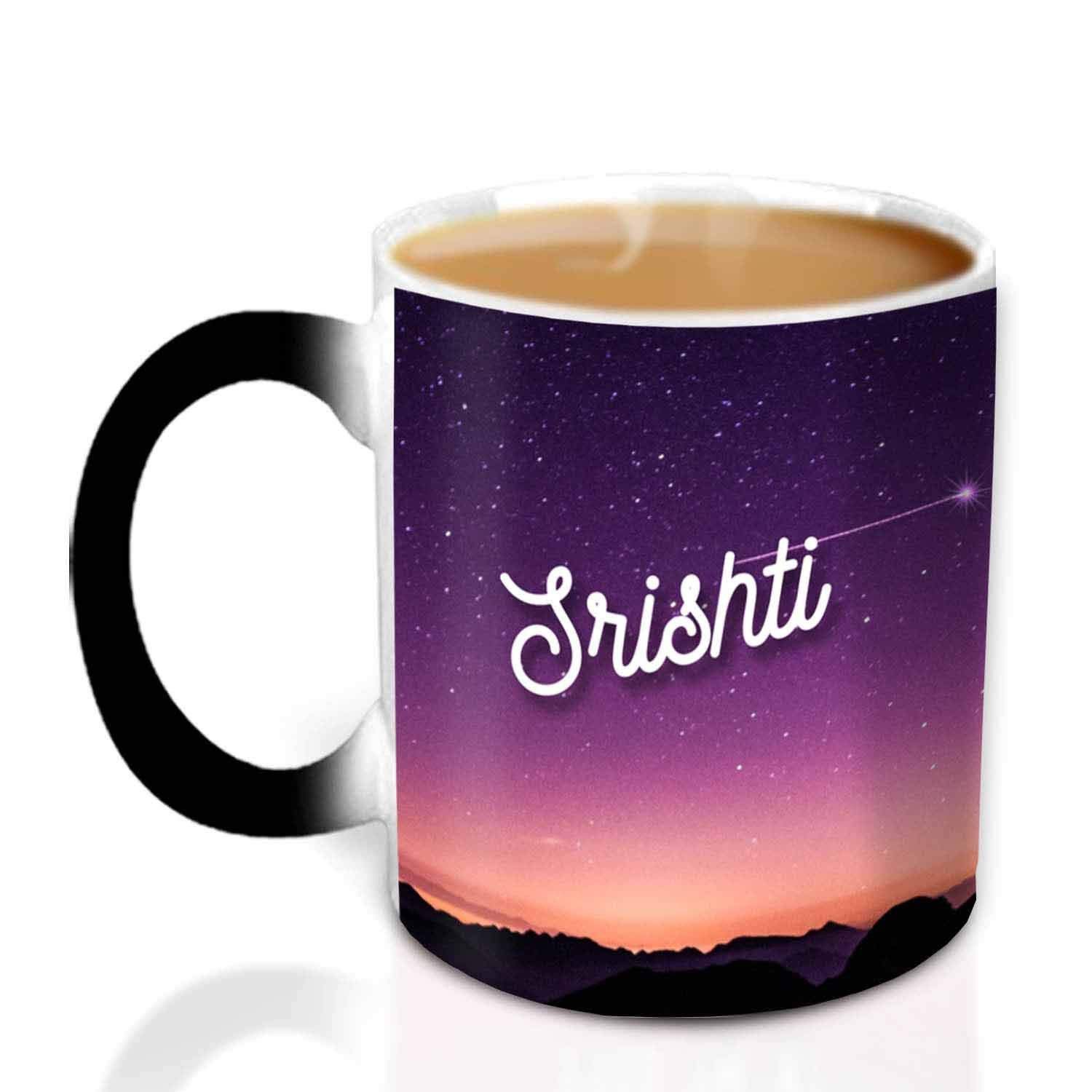 Buy Hot Muggs You Re The Magic Srishti Magic Mug Personalised Name Ceramic 315ml 1 Unit Valentine Gift Online At Low Prices In India Amazon In