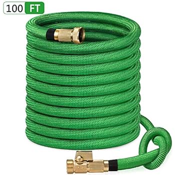 SunGreen 100ft Garden Hose, All New 2019 Expandable Water Hose with 3/4