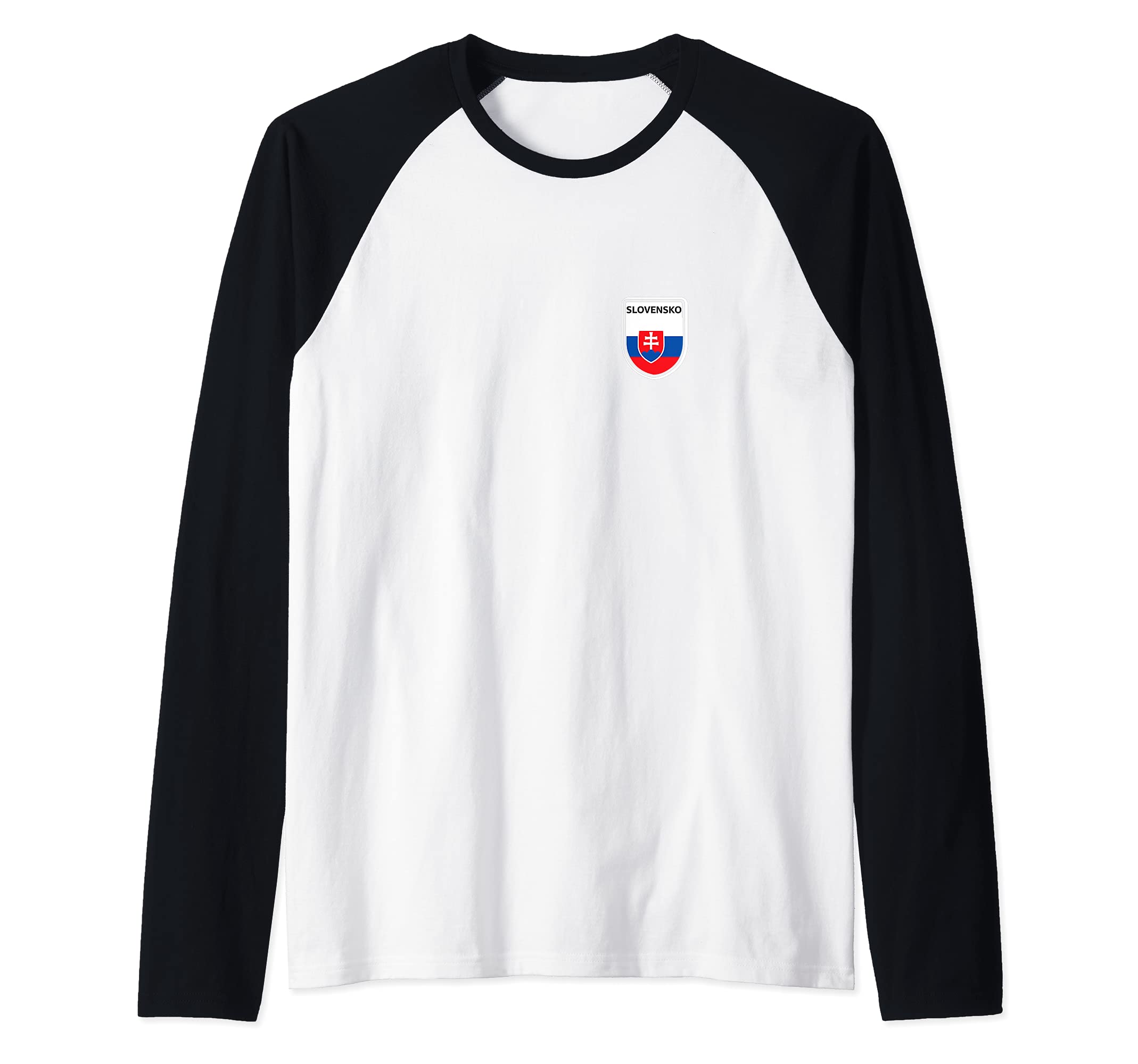 Flag Slovakia Raglan Baseball Tee