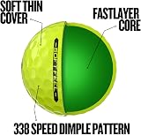 Srixon Soft Feel 14 Golf Balls Yellow White Ultra Soft Distance view 5