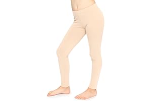 STRETCH IS COMFORT Oh So Soft Solid Youth Girls Leggings | Comfortable Fit for Everyday Activities | Size 2-16