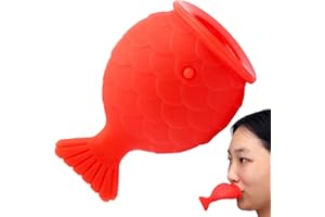 Suction Lip Plumper, Reusable Silicone Lips Enhancer, Fish Shape Lip Plumping Tool, Lip Plumper Lips Care Natural Pout Mouth 