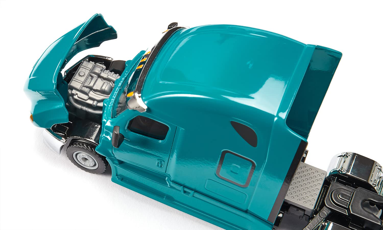 Siku 2717, Freightliner Cascadia, Spielzeug-Zugmaschine, 1:50, Kunststoff/Metall, Blau, Motorhaube Zum Ã–ffnen, Kupplung Zum Kombinieren Mit SIKU SUPER-Aufliegern In 1:50 4