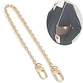 RYYXZXL Purse Chain Strap Crossbody Gold Chain Shoulder Bag Replacement Strap with Metal Buckles
