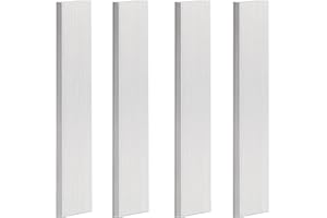 YLJNGUS 4PCS Aluminum Flat Bar - 1/2"(12mm) x 1" Square Aluminum Bar Stock 12" Long 6061 Aluminum Bar Metal Sheet Plate with Protective Film for Crafting lndustry