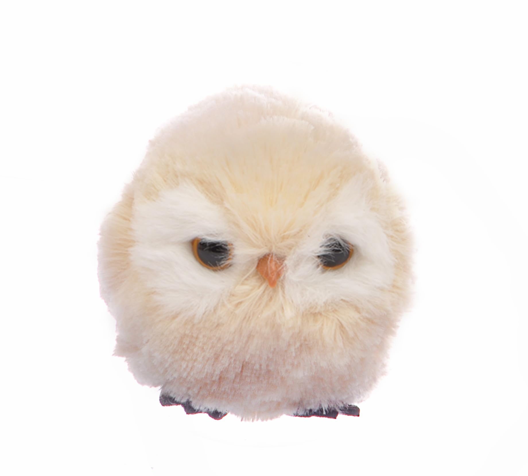 Ciao Owl Ball (Ø8cm) hanging Christmas decoration, beige