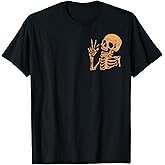 (2Sided Front+Back) Have The Day You Deserve Skeleton T-Shirt