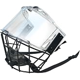 VPRO Ice Hockey Helmet Face Mask Cage Visor Shield Combo