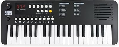 Axus 37 Mini Portable Keyboard Midnight Black USB-C or Battery Power
