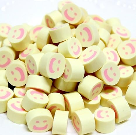 Buy Skyseen 20pcs Emoji Artificial Marshmallow Fake Cotton Candy