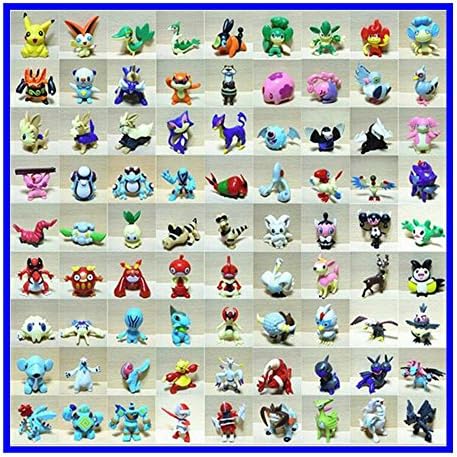 Pokemon Cards, Pokemon Pikachu Monster Mini Action Figures 24 Pcs Set WITH a Box of 17 Pokemon Trading Cards. Toys Set.A GREAT TOY FOR YOUR KIDS.NICE GIFTS FOR CHILDREN.HAVE FUN WITH IT
