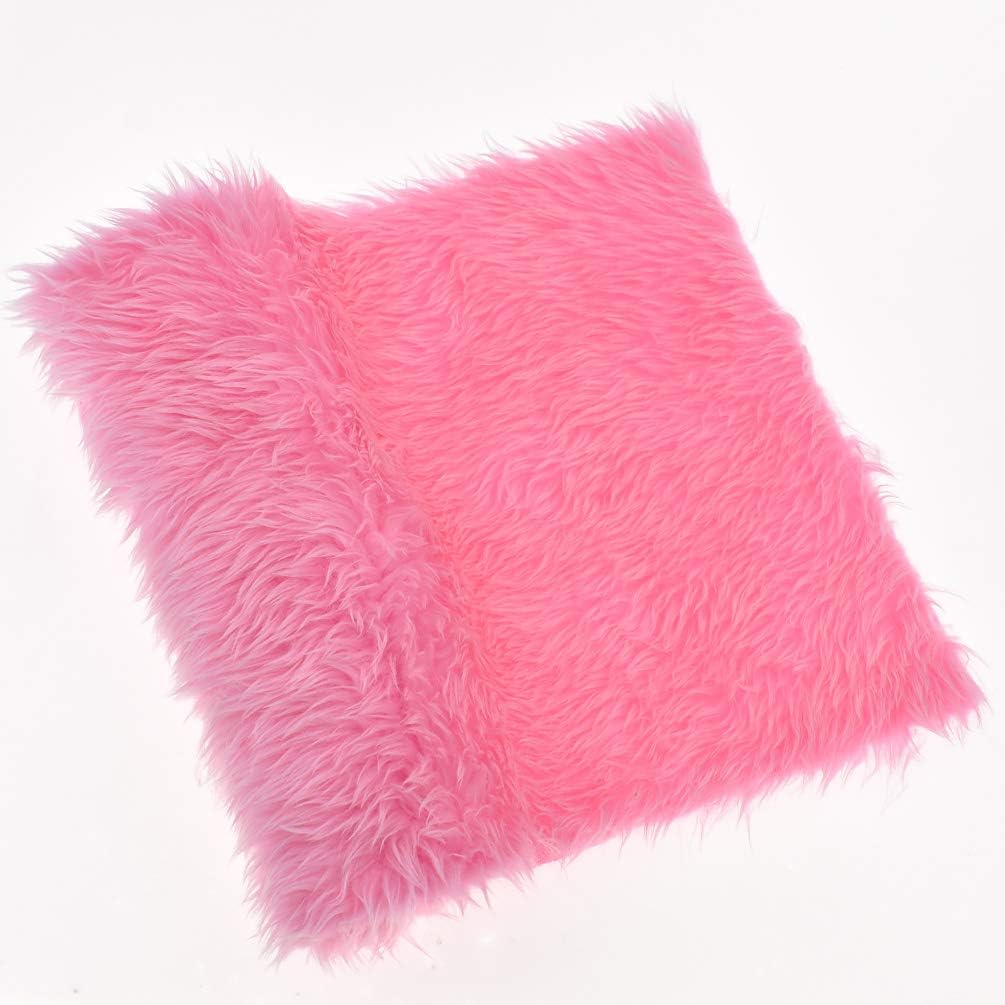 CHZIMADE A3 Immitation Fur Fabric Faux DIY Sheet Canvas Back Great for Hair Bows Making Craft