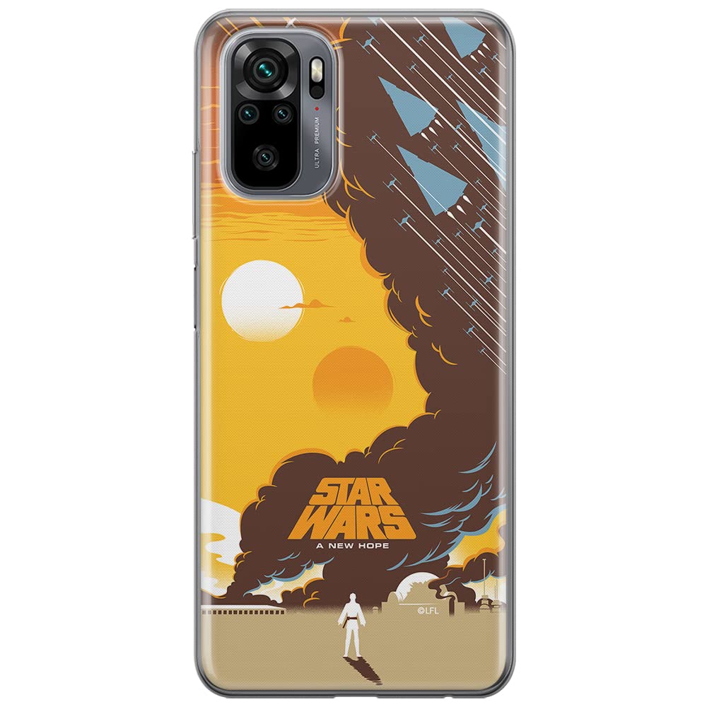 ERT GROUP mobile phone case for Xiaomi REDMI NOTE 10/ 10S original and officially Licensed Star Wars pattern 027 optimally adapted to the shape of the mobile phone, case made of TPU