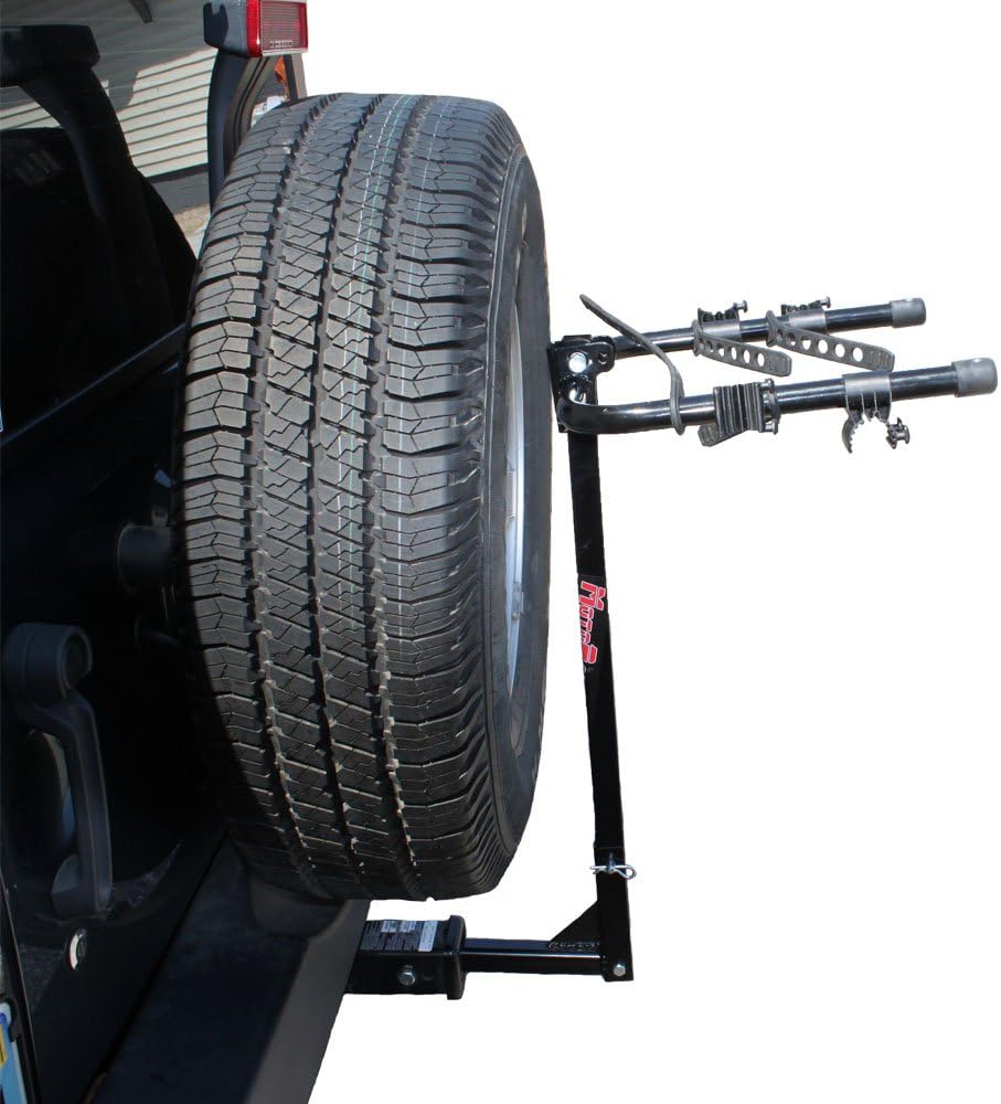 MotoGroup 2 Bicycle Bike Rack Hitch Mount Carrier Car Truck SUV Swing Away Cycling Parts