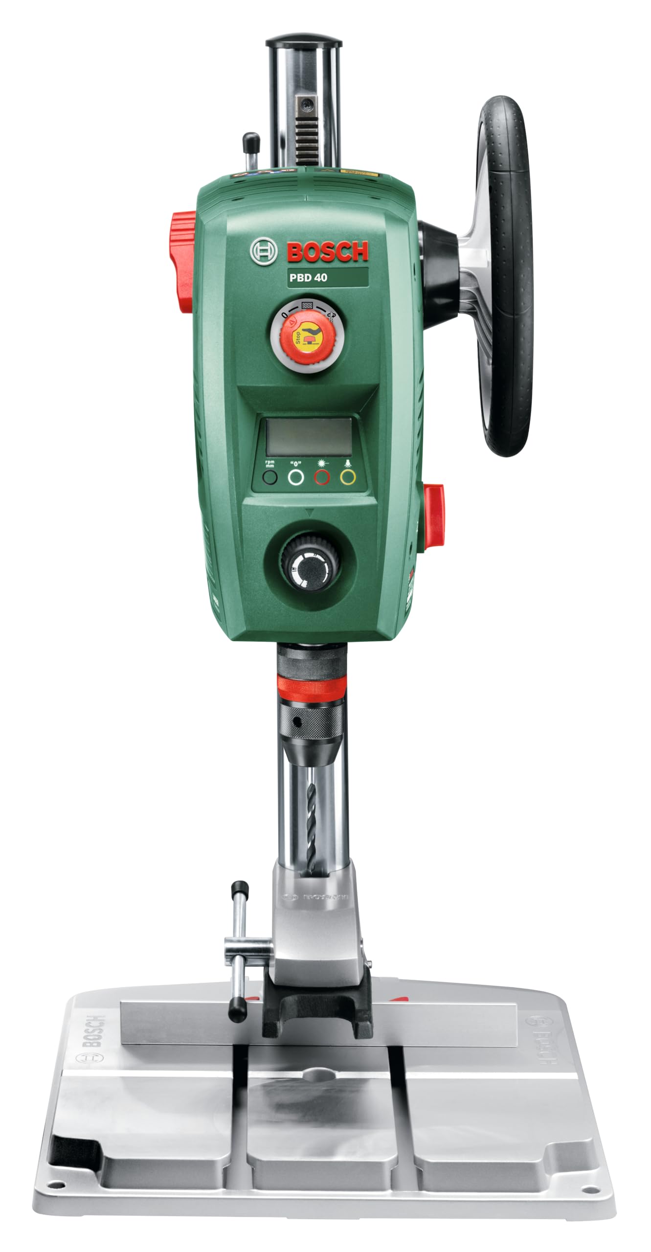 Bosch Tischbohrmaschine PBD 40 (710 W, Max. Bohr-Ø in Stahl/Holz: 13 mm/40 mm, Bohrhub 90mm, im Karton) 2