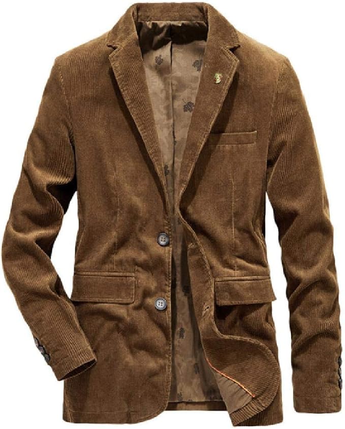 Coat Men's Corduroy Jackets Winter Autumn Coats Plus Size Male Warm