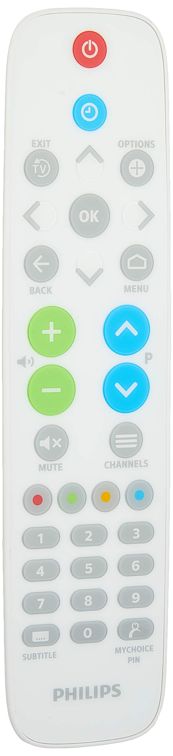 Philips 22AV1604B Telecomando TV Pulsanti (White Healthcare Remote Control - 2019)