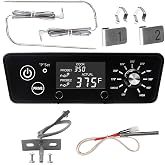 Digital W/LCD Display Control Board Thermostat Kit for Pit Boss Pellet Grill Smoker Austin XL, Replacement Parts Includes Meat Probes,Temp Sensor &amp; Ignition Hot Rod