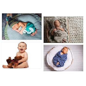 Sehaz Artworks Cute Baby Poster for Pregnant Women (12x18, Multicolour, Set of 4) - SZA-1014-Poster-SET