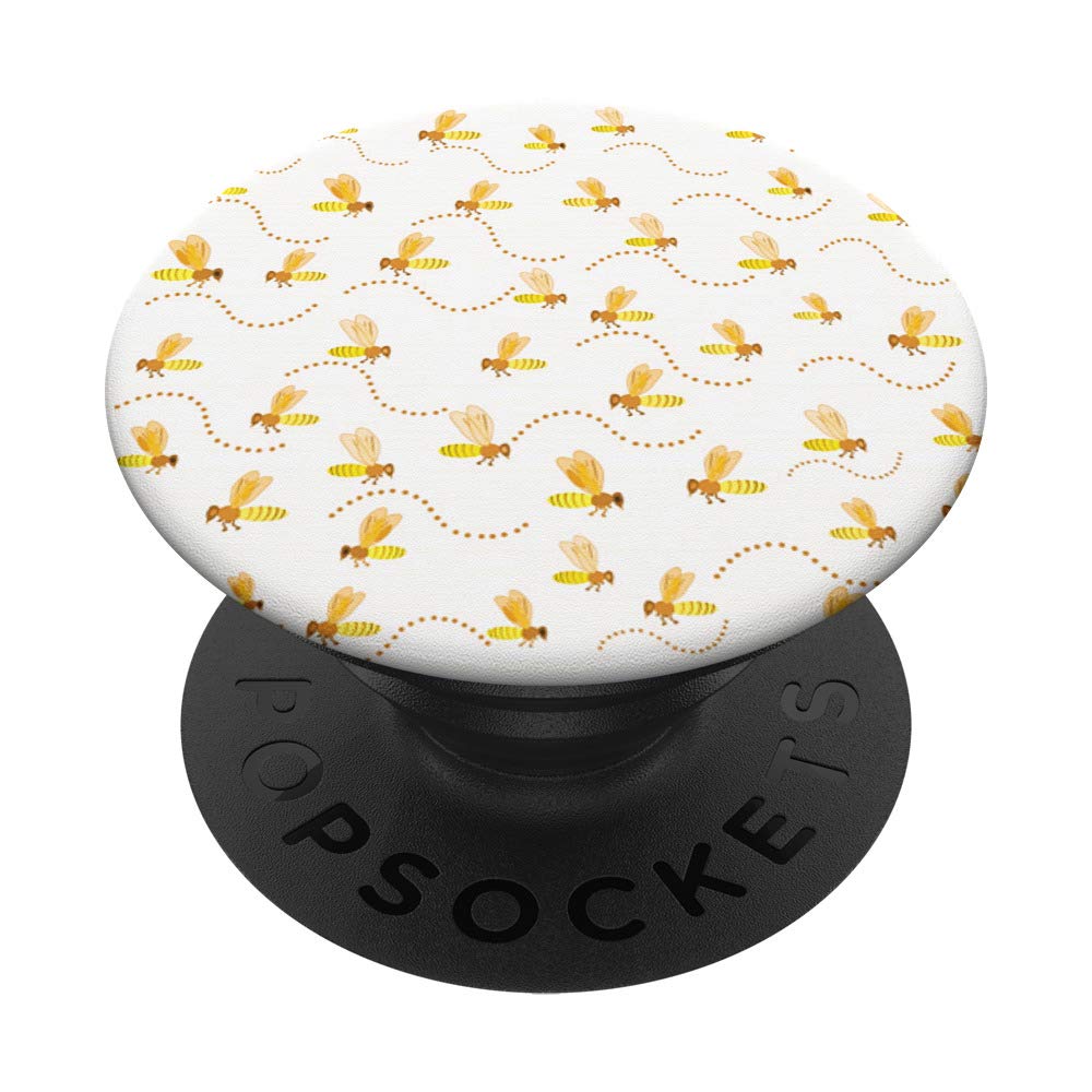 Bees Pattern PopSockets Swappable PopGrip