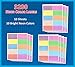 Pack of 3200 3/8 Inch Round Neon Color Coding Dot Map Label Stickers, 10 Colors, 0.375 in, 10mm, Fits All Laser/Inkjet Printers