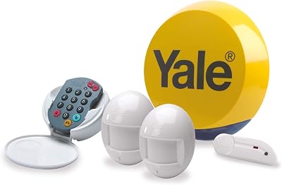 Yale HSA Essentials Alarm Kit 5 Piece Wireless Battery Self Monitored PIR Door