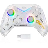 IWGAME Wireless Controller for X-BOX | 2.4G Adapter,Hall Effect Triggers/Joysticks,Compatible with X-BOX Series S/X, PC, IOS, Android Platforms,2 Back Buttons,RGB