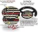 Decal Style Vinyl Skin Wrap 3 Pack for PopSockets Painted Faded and Cracked Red Line USA American Flag (POPSOCKET NOT INCLUDED) by WraptorSkinz
