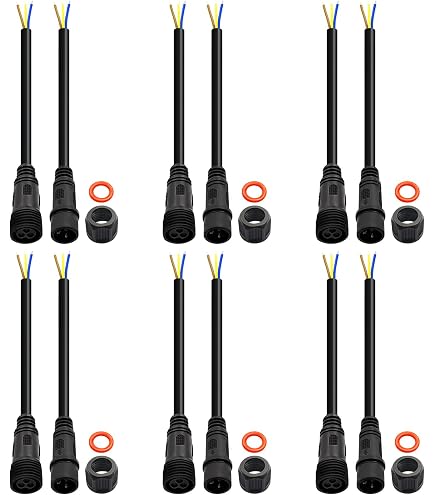 10 Paar 3-polige Pigtail-Anschlüsse Für LED-Pixel – 30 Cm, 13,5 Mm, Wasserdicht (IP65) | Für WS2812B, Arduino & Raspberry Pi