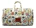 Malirona Women Canvas Duffel Bag Weekend Bags for Overnight Trip with Shoes Organizer