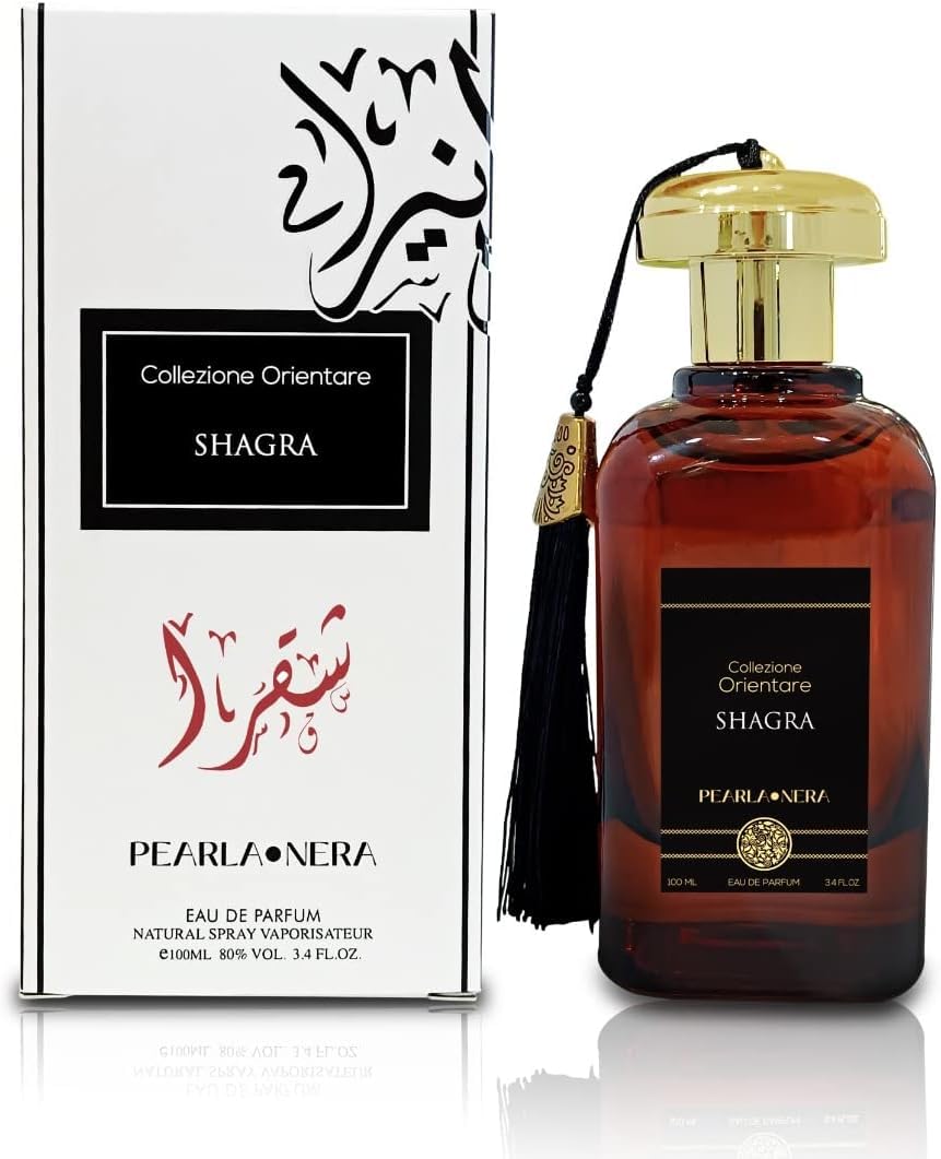 PEARLANERA SHAGRA, Gourmand, Sweet, Spice and Powdery. Cast a Love Spell Scent. Pheromone Perfume: Charm Naturally, No Synthetic Tricks. 3.4 Oz