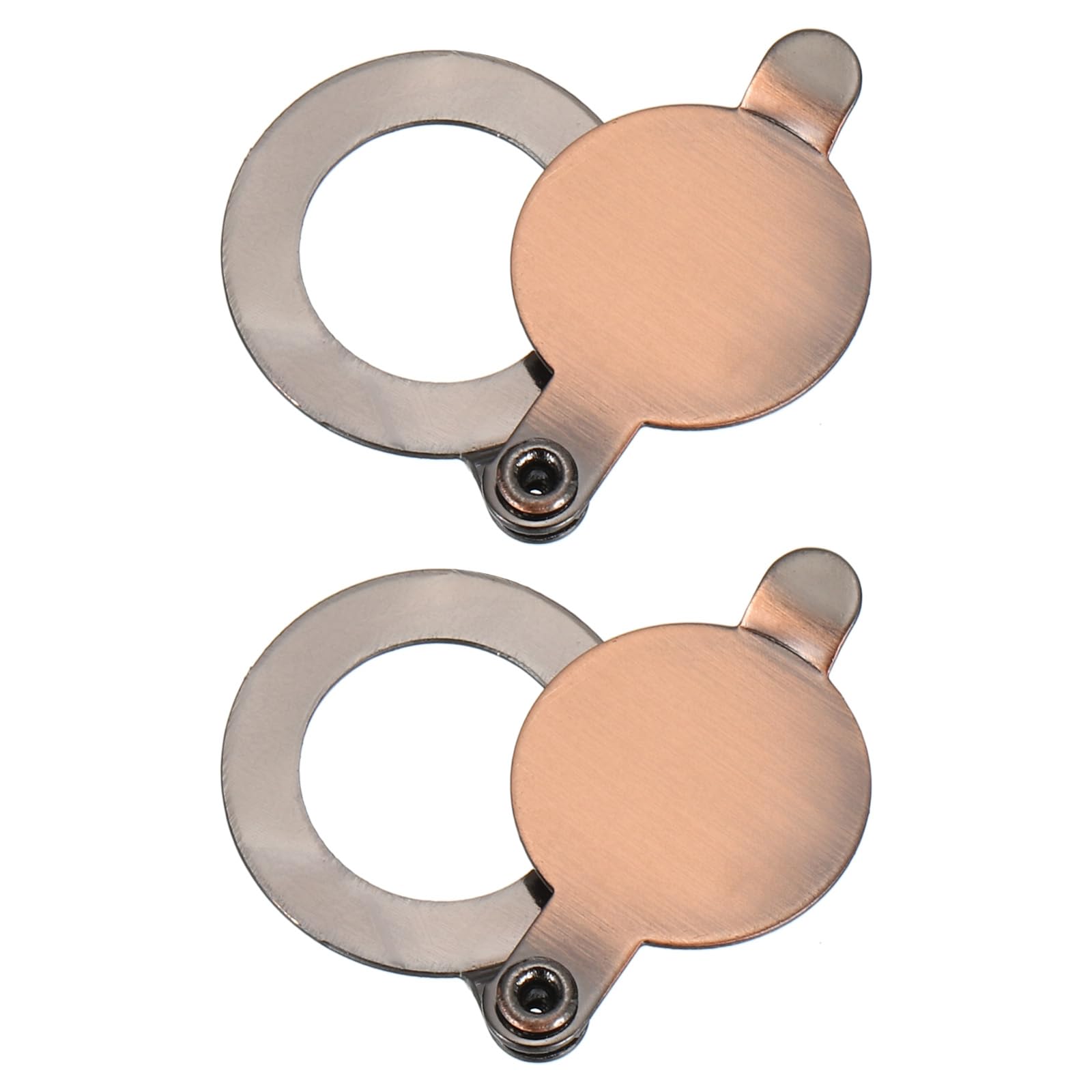 PATIKIL 9/16" Peephole Cover,Door Peephole Protector Privacy Door Viewer Cover for Home Security Apartment Hotel,Red Bronze 2pcs