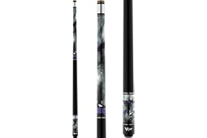 Viper Underground 58" 2-Piece Billiard/Pool Cue, The Raven