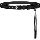 SANSTHS Women Western Cowgirl Belt Suede Belt with Tassel for Jeans Dresses Fashion Ladies Belts with Vintage Silver Buckle
