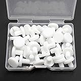 BOPOREAE 35 Pcs 5 mm/0.2 in Silicone Rubber Plug