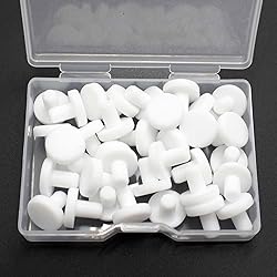 BOPOREAE 35 Pcs 5 mm/0.2 in Silicone Rubber Plug