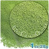 The Crafts Outlet MCR-GLS-MTL-MA6-LMG Metallic Glass Microbead, 1 Bag of 1-Ounce, Lime Green