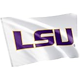 Desert Cactus Louisiana State University Flag - 3 x 5 Feet LSU Tigers Banner, Indoor/Outdoor Durable Fabric, 100% Polyester Design (Style Z)