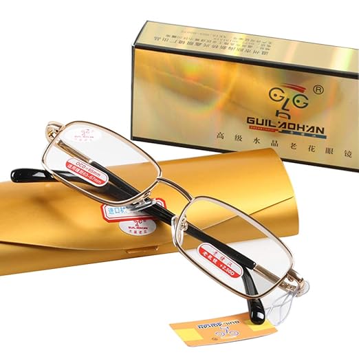 gafas cristal transparente hombre
